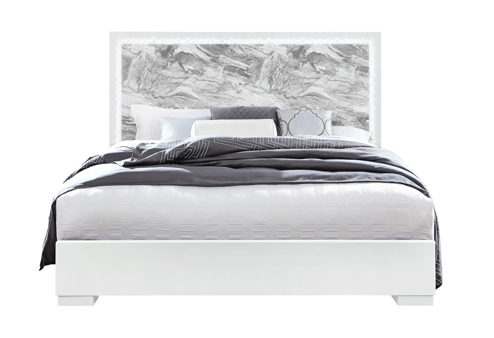 NAOMI-SILVER-MARBLE-KB-1.jpg NAOMI SILVER MARBLE KING BED WITH LED - Image 1