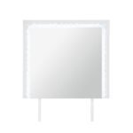 NAOMI SILVER MARBLE MIRROR WITH LED