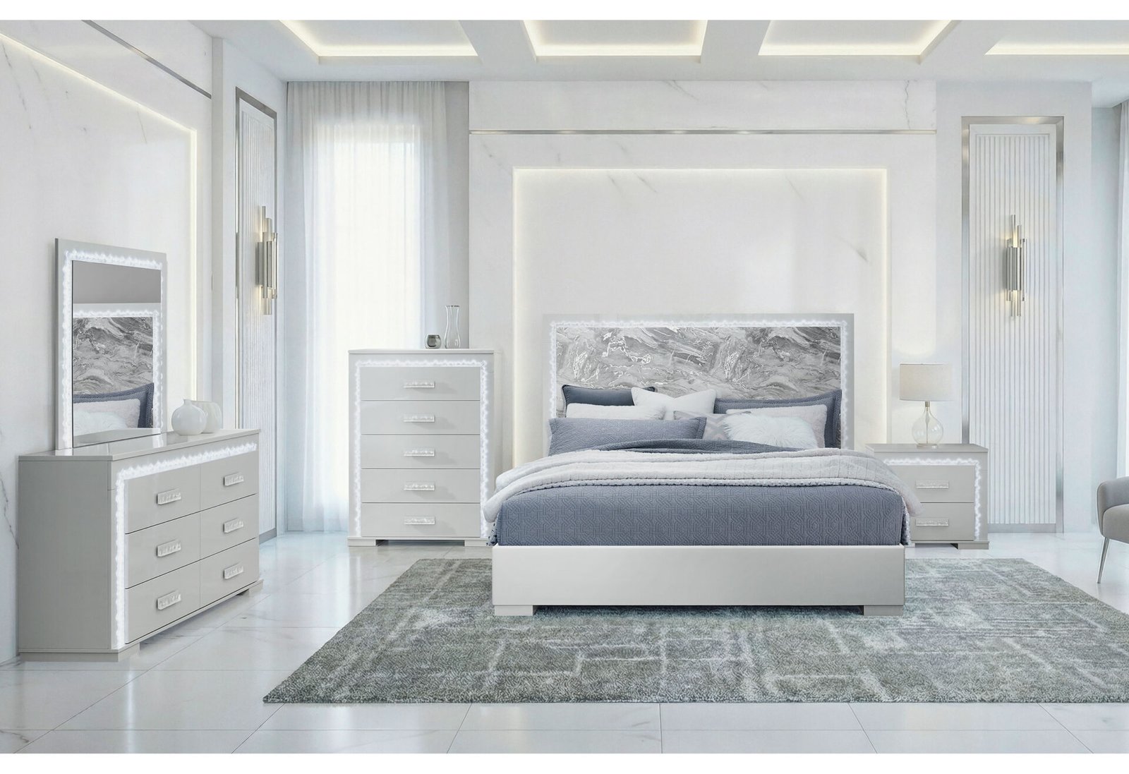 Naomi-Catalog-Final-2-3-2.jpg NAOMI SILVER MARBLE FULL BED GROUP - Image 1