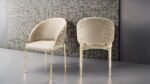 ONYX STEEL LEGS BEIGE - 2 CHAIRS PER BOX
