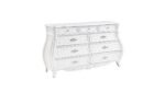 OPULENCE QUEEN 5 PC BEDROOM SET IN WHITE - Image 4