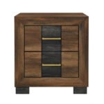 OPTIMUS BROWN/BLACK NIGHTSTAND