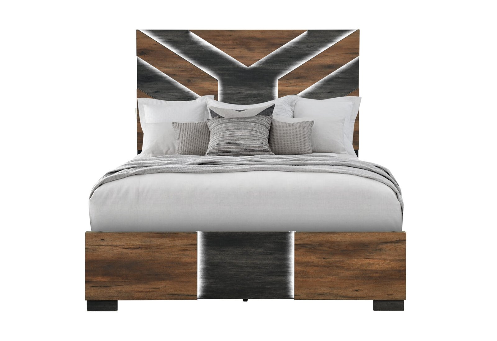 OPTIMUS-BRWNBLK-QB-1-1.jpg OPTIMUS BROWN/BLACK FULL BED - Image 1