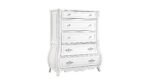 OPULENCE QUEEN 5 PC BEDROOM SET IN WHITE - Image 7