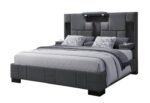 OSCAR DARK GREY 8 QUEEN BED NO WOOD TRIM - Image 3