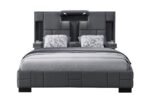 OSCAR DARK GREY 8 QUEEN BED NO WOOD TRIM - Image 4