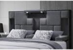 OSCAR DARK GREY 8 QUEEN BED NO WOOD TRIM - Image 2