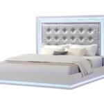 PASSION QUEEN BED MILKY WHITE