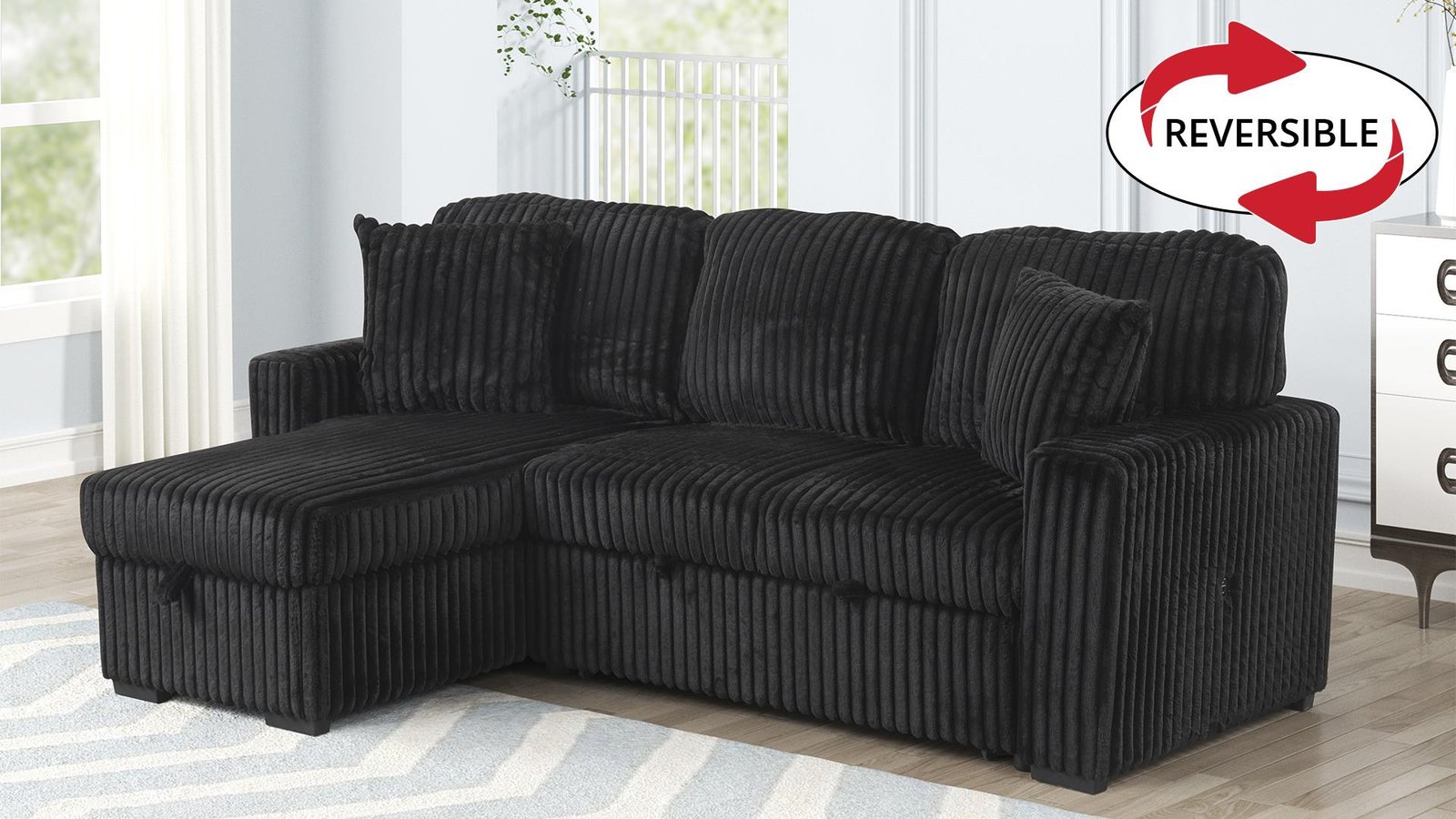 PLUSH_SECTIONAL_BLACK_REV_1500_975.jpg PLUSH SECTIONAL SOFA BLACK - Image 1