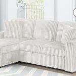 PLUSH SECTIONAL SOFA CREAM