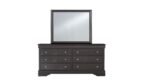 POMPEI METALLIC GREY FULL BED GREY WITH LED - Image 4