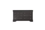 POMPEI METALLIC GREY QUEEN BED GROUP WITH LED - Image 6