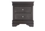 POMPEI METALLIC GREY QUEEN BED GROUP WITH LED - Image 8