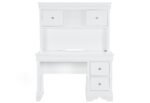 POMPEI METALLIC WHITE BOOKCASE TWIN BED WITH LED - Image 2