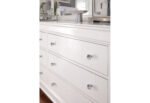 POMPEI METALLIC WHITE QUEEN BED GROUP WITH LED - Image 3