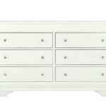 POMPEI METALLIC WHITE DRESSER