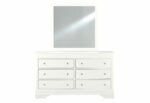 POMPEI METALLIC WHITE QUEEN BED GROUP WITH LED - Image 7