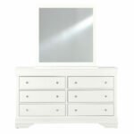 POMPEI METALLIC WHITE MIRROR