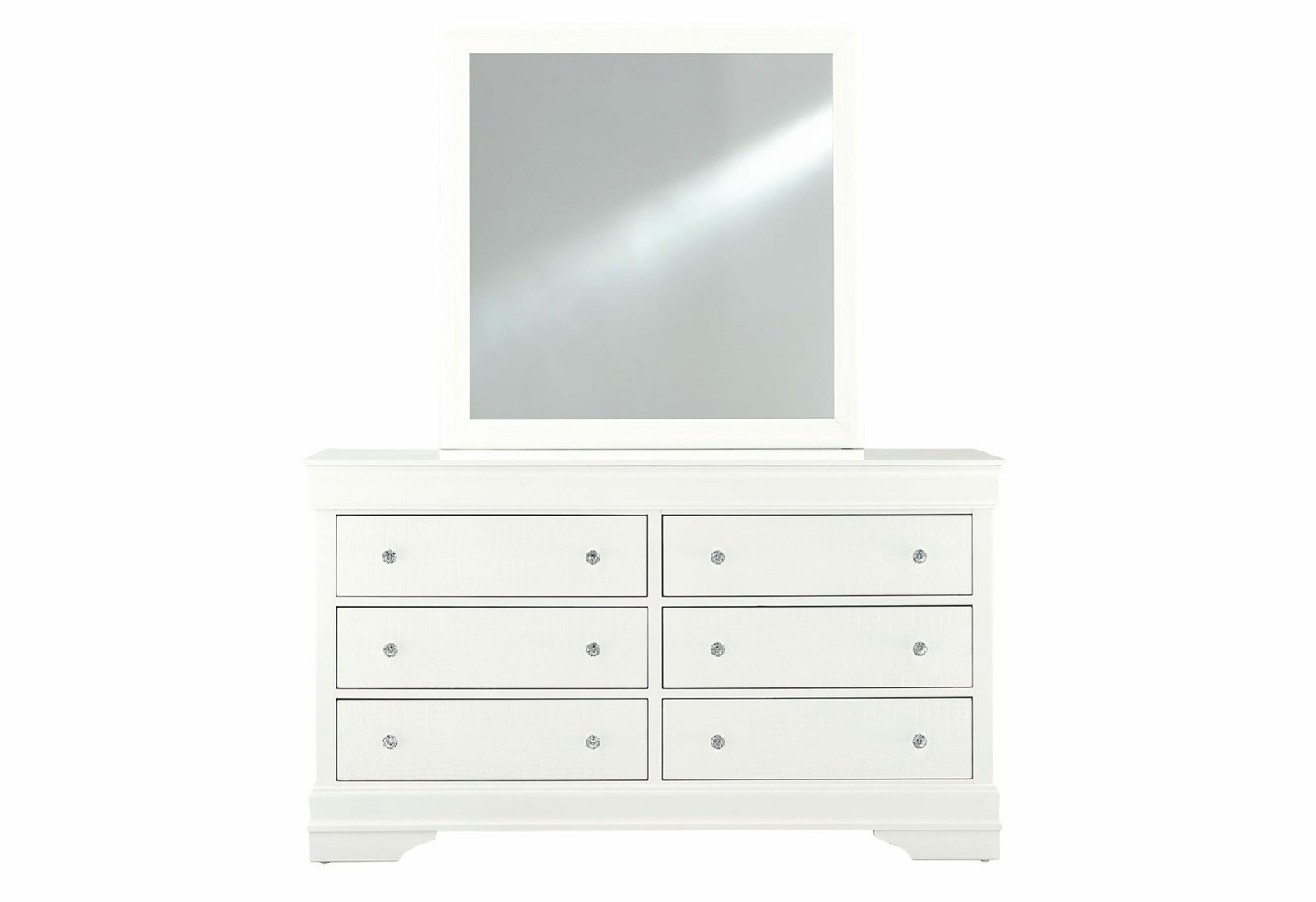 POMPEI-METALLIC-WHITE-DR-MR-Front-2.jpg POMPEI METALLIC WHITE MIRROR - Image 1
