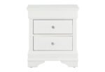 POMPEI METALLIC WHITE QUEEN BED GROUP WITH LED - Image 8