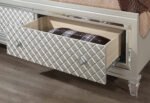PARIS CHAMPAGNE QUEEN BED WITH LED - Image 4