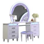 PERLA VANITY SET MILKY WHITE