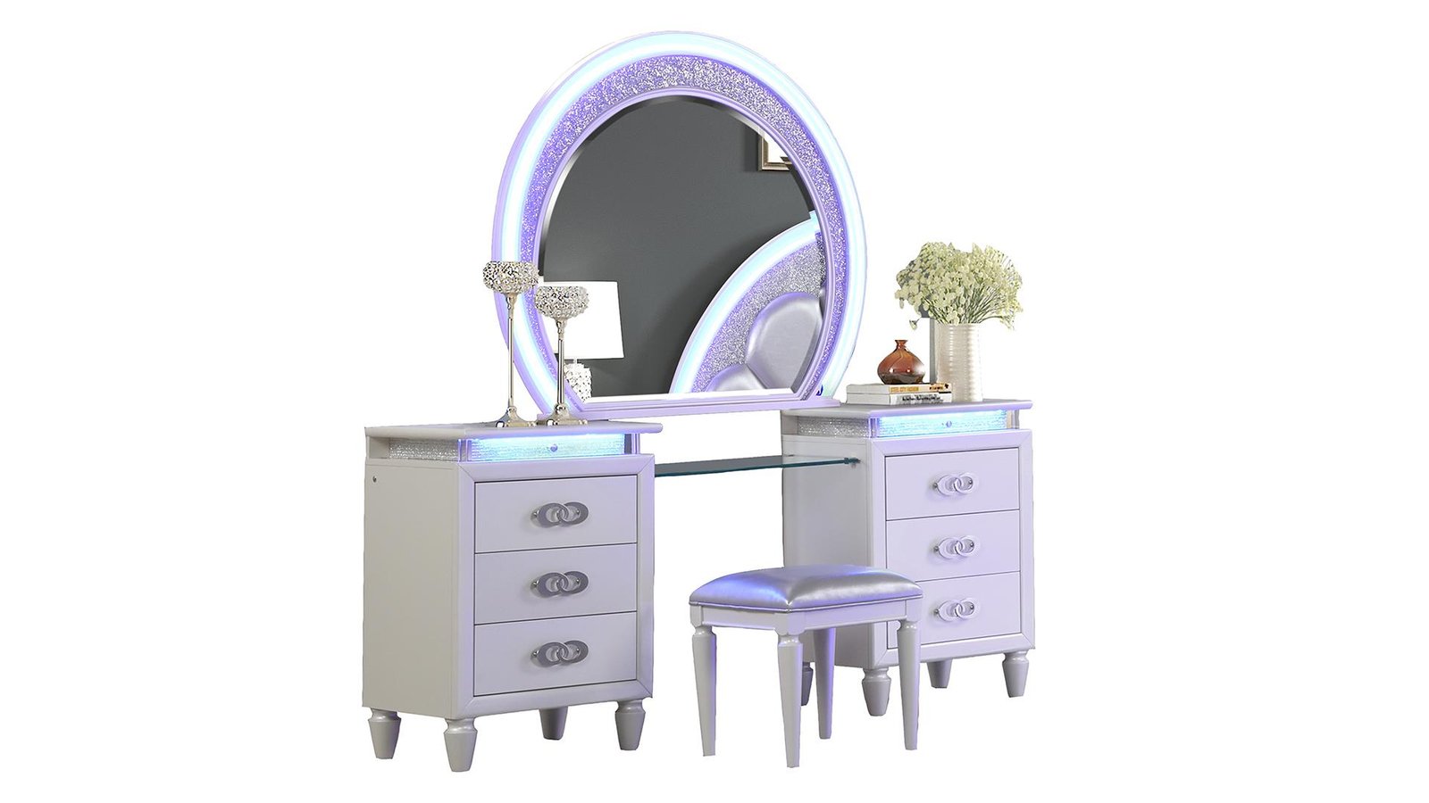 Perla_Vanity_Set_1500_975-1.jpg PERLA VANITY SET MILKY WHITE - Image 1