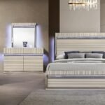 LEONOR KING 5PC BEDROOM SET IN GRAY
