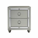 RILEY SILVER NIGHTSTAND