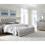 RILEY SILVER KING BED GROUP