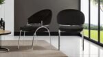 RUBY STEEL LEGS BEIGE - 2 CHAIRS PER BOX - Image 2