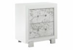 SANTORINI WHITE NIGHTSTAND - Image 2