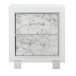 SANTORINI WHITE NIGHTSTAND
