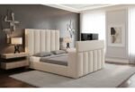 SERENITY BUFF QUEEN BED WITH SPEAKER TV LIFT AND FIREPLACE