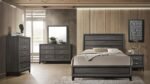 SIERRA FULL 4 PC BEDROOM SET IN FOIL GRAY - Image 2