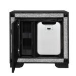 SOLEIL CHARCOAL NIGHTSTAND WITH COOLER AND SPEAKER