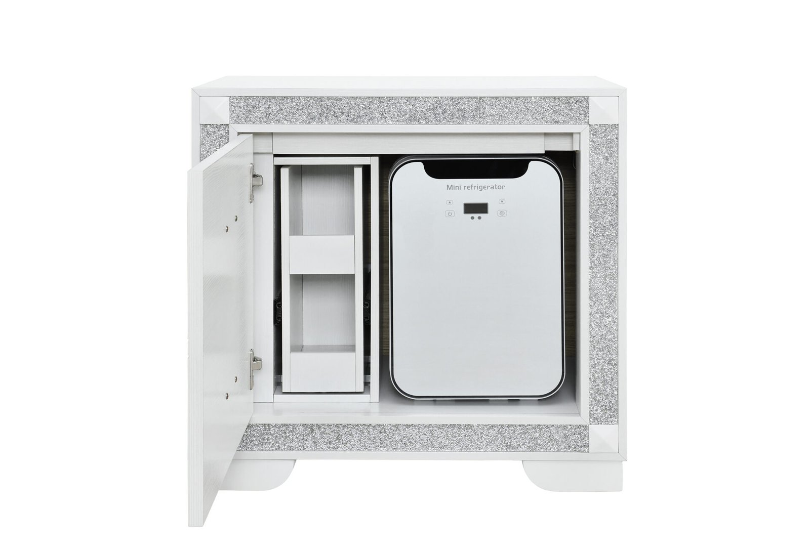 SOLEIL-WHITE-NS-W-COOLER-1-2.jpg SOLEIL WHITE NIGHTSTAND WITH COOLER AND SPEAKER - Image 1