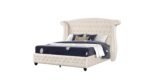 SOPHIA QUEEN 5 PC VANITY BEDROOM SET IN CREAM - Image 3