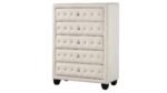 HAZEL KING 4 PC BEDROOM SET IN CREAM - Image 3