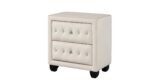 HAZEL KING 4 PC BEDROOM SET IN CREAM - Image 6