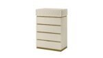 STANLEY QUEEN 5 PC BEDROOM SET IN CHAMPAGNE - Image 6