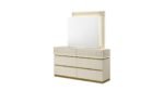 STANLEY QUEEN 5 PC BEDROOM SET IN CHAMPAGNE - Image 4