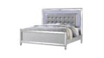 STERLING FULL 4 PC BEDROOM SET IN SILVER - Image 3