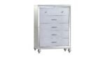 STERLING FULL 4 PC BEDROOM SET IN SILVER - Image 6