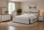 SADIE/EMMA BEIGE KING BED GROUP