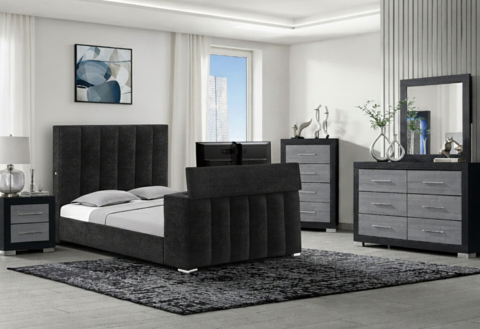 Serenity-Onyx-Emma-1.jpg SERENITY/EMMA ONYX QUEEN BED GROUP - Image 1
