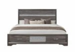 SEVILLE GREY QUEEN BED