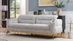 ZOE 2 PC Living Room Sets IN GRAY - Image 4