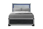 SOLEIL CHARCOAL QUEEN BED