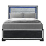 SOLEIL CHARCOAL QUEEN BED